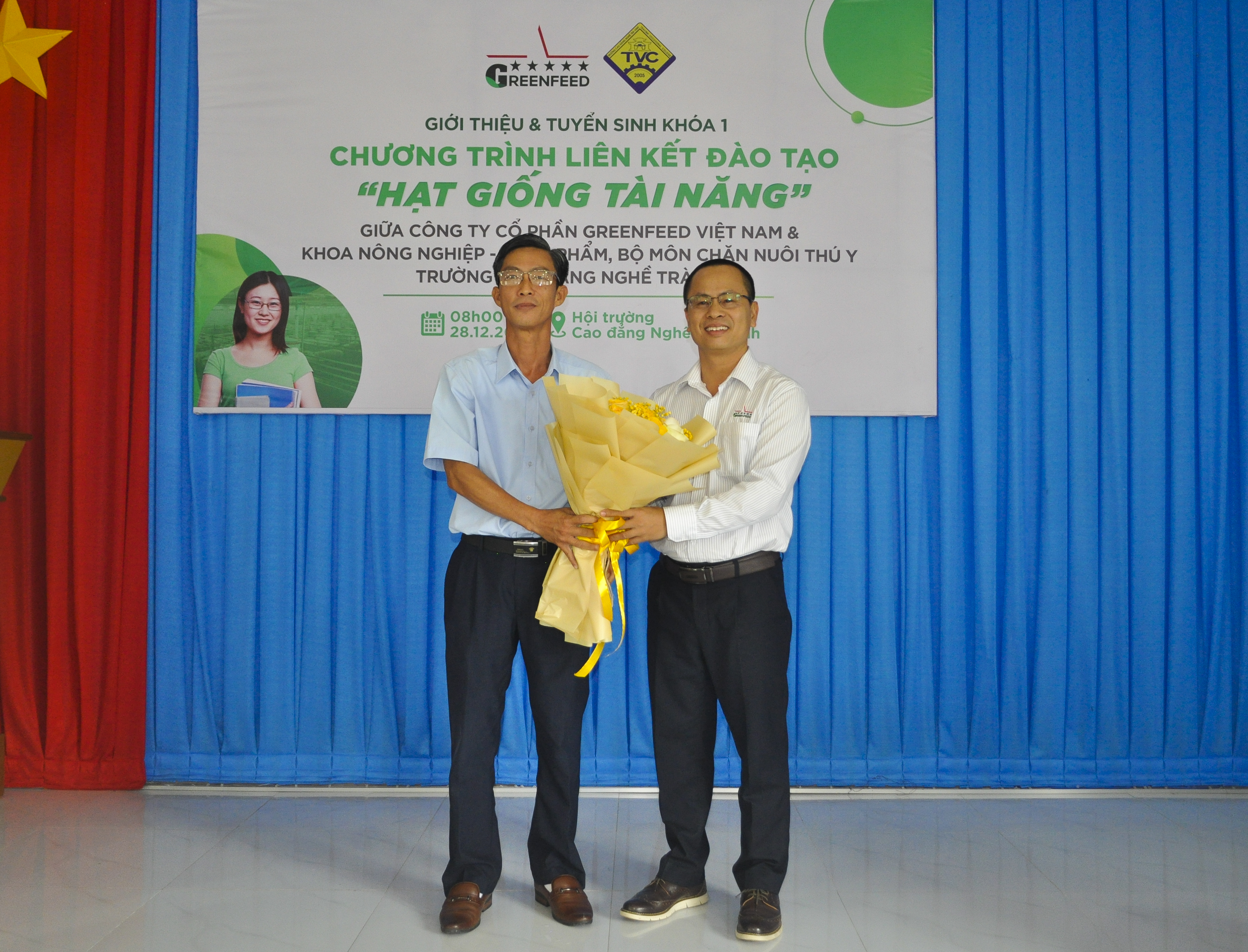 Chương trình liên kết đào tạo “Hạt giống tài năng” giữa Trường Cao đẳng nghề Trà Vinh và Công ty cổ phần Greenfeed Việt Nam